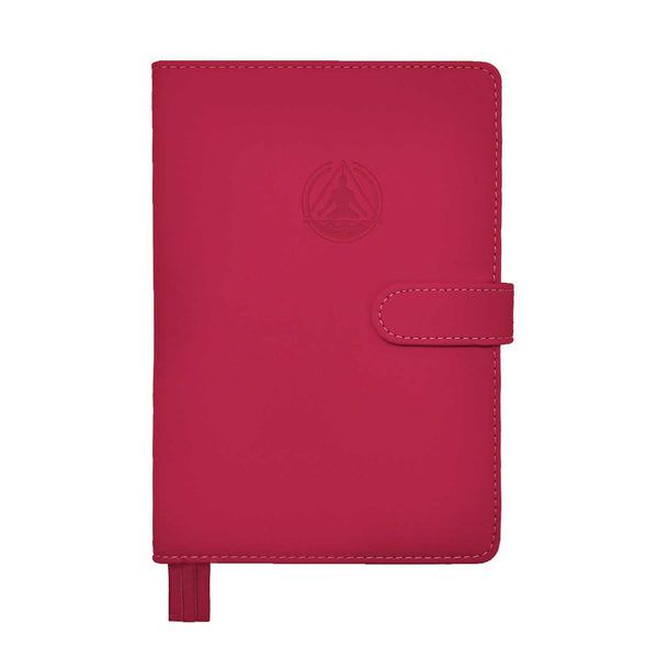 Best Lay-flat 180° Notebook Journal With Dotted Grid & Lined Ruled Pages | Perfect Diary Agenda For Writing, Drawing & Taking Notes | Deluxe Faux Leather Personal Organizer | A5 Sized (8.5" L x 6.1" W x 1.3" H) | Transcending Waves Planner