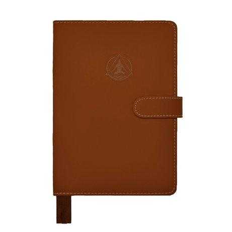 Best Undated Daily Planner Calendar & Gratitude Journal to Enhance Your Productivity + Time + Happiness + Mental Health | Accomplish All Your Goals in 2019! | Deluxe Faux Leather Notebook Agenda & Personal Organizer | A5 Sized (8.5" L x 6.1" W x 1.3" H) | Transcending Waves Planner