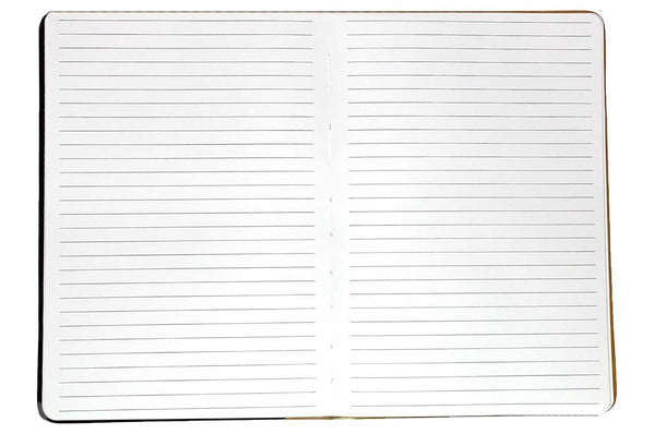 Best Lay-flat 180° Notebook Journal With Dotted Grid & Lined Ruled Pages | Perfect Diary Agenda For Writing, Drawing & Taking Notes | Deluxe Faux Leather Personal Organizer | A5 Sized (8.5" L x 6.1" W x 1.3" H) | Transcending Waves Planner